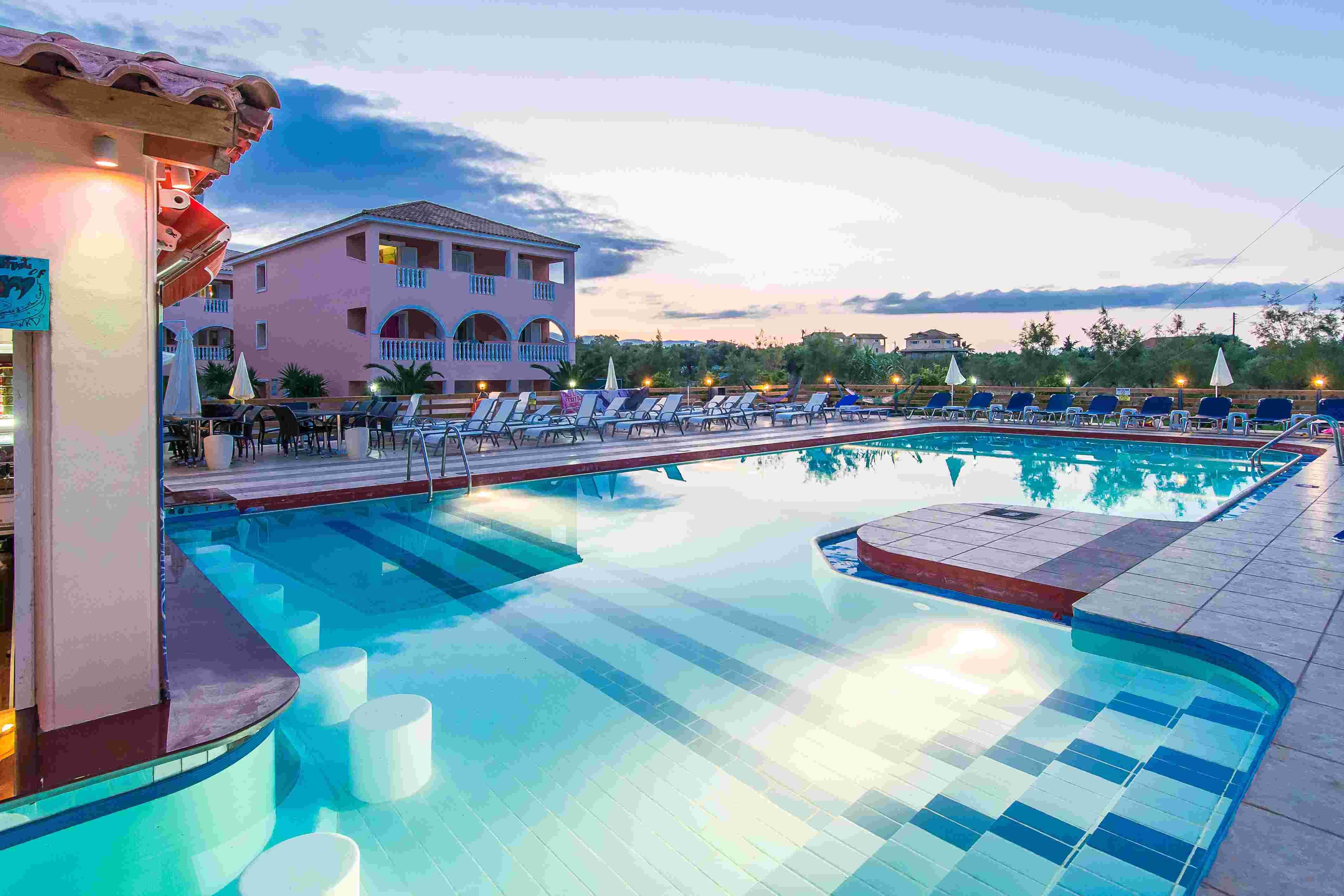 Savvas Hotel (Adults Only) Лаганас Екстер'єр фото