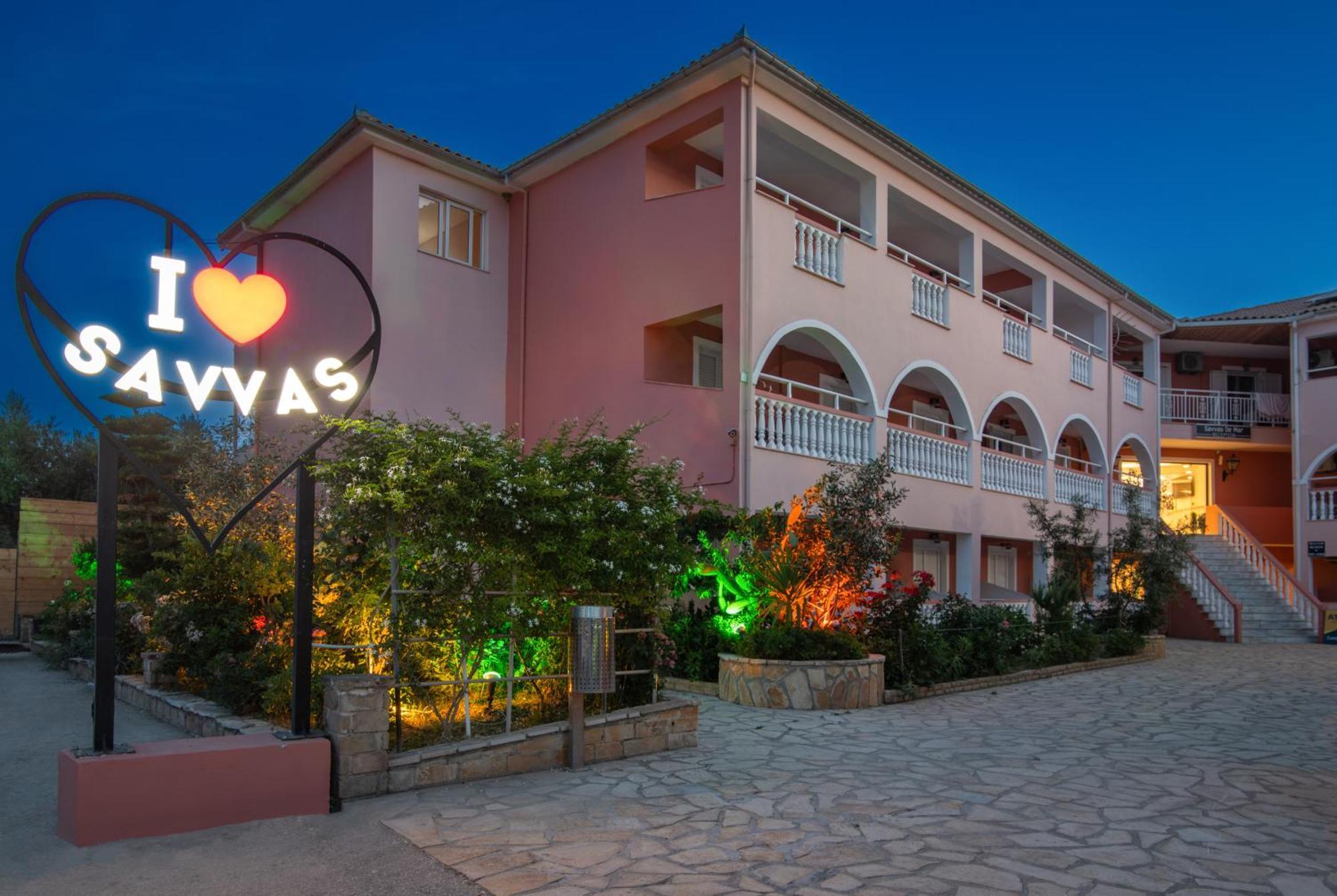 Savvas Hotel (Adults Only) Лаганас Екстер'єр фото
